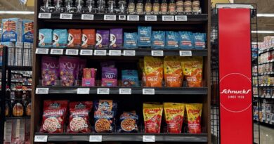 Sample products from diverse businesses at Schnucks